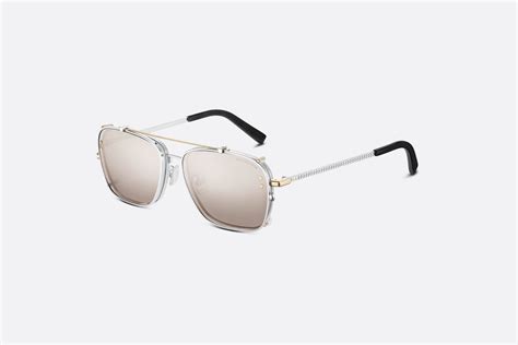 dior cd diamond s4u|CD Diamond S4U Gray and Beige Mirrored Square Sunglasses.